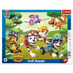 Puzzle Trefl 25 Ramkowe Wyczynowe triki piesków 314298