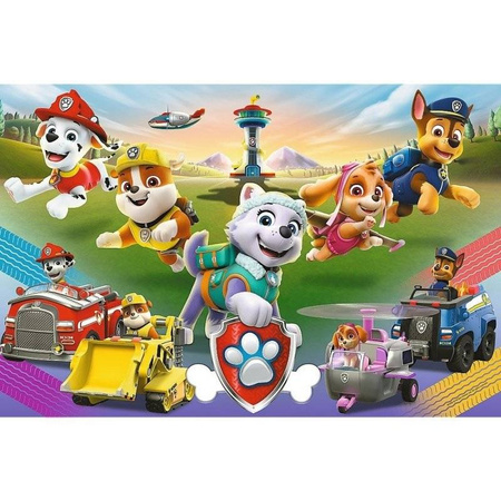 Puzzle Trefl 160 XL Skaczące pieski Paw Patrol 500219
