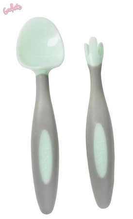B.box pierwsze sztućce do nauki samodzielnego jedzenia cutlery pistachio 007265
