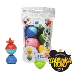 Lalaboom Zestaw kulko-klocków 12 elementów 610772