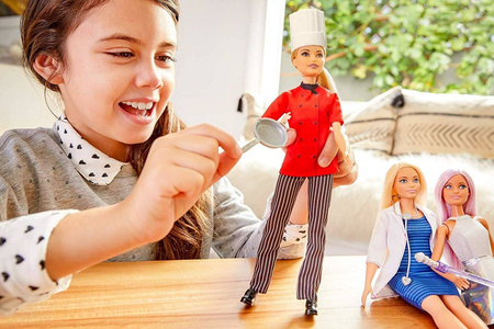 Barbie fxn99/dvf50 lalka kariera szef kuchni