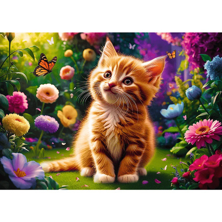 Puzzle Trefl 500 Uroczy kotek 375251