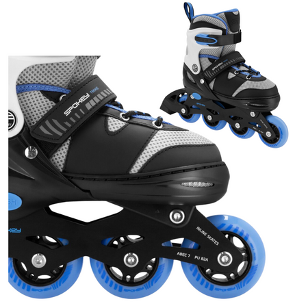 Łyżworolki 39-42 BK/BL Trixie 446329
