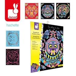 Zestaw kreatywny do zdrapywania zwierzęce mandale janod 378929