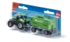 Siku 1606 Traktor Deutz-Fahr z przyczepą 2-osiwą Fortuna