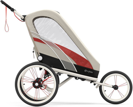 Cybex Zeno Wózek sportowy Light beige rama + Sand light beige Tapicerka siedziska