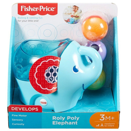 Fisher price dyw57 słonik kiwaczek z piłeczkami