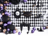 Balon 1m okrągły pastel black 