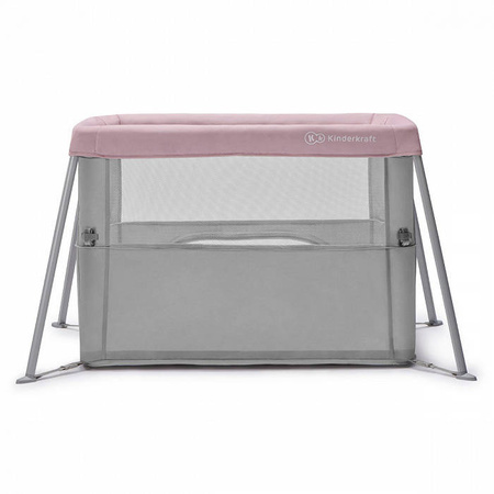 Kinderkraft łóżeczko turystyczne Movi Pink 918430