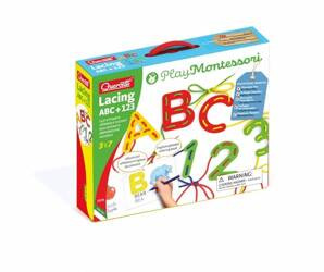 Quercetti Montessori Play przeplatanka ABC +123 028087