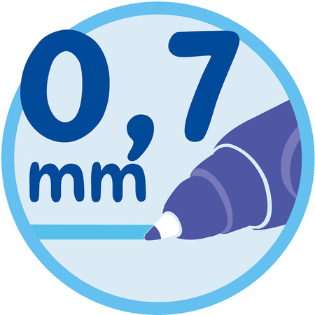 Pelikan Pióro kulkowe Pina Holograficzne różowe 826558