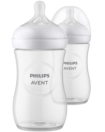 Philips AVENT Butelka dla niemowląt Natural Response 260 ml 1m+ , 2 szt Philips 989738