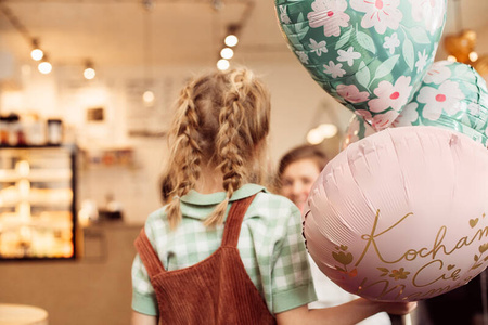 Balon foliowy Kocham Cię Mamo 45cm różowy 120259