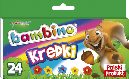 Kredki Bambino świecowe 24 kol. 000218