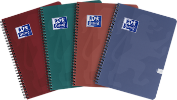 Kołozeszyt Oxford A4 100k krata 2 spirale Touch Trend 419655