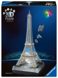 Puzzle Ravensburger 3D Iconics Wieża Eiffla 080244