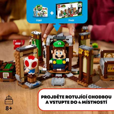 Lego 71401 Super Mario Zestaw rozszerzający Zabawa w straszonego w rezydencji Luigiego™