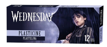 Plastelina szkolna Wednesday 12kol 213225