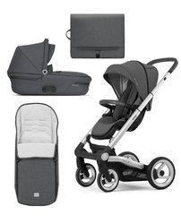 Mutsy Zestaw Icon Gondola Titanium Grey + Siedzisko Titanium Grey + Stelaż Grey Standard