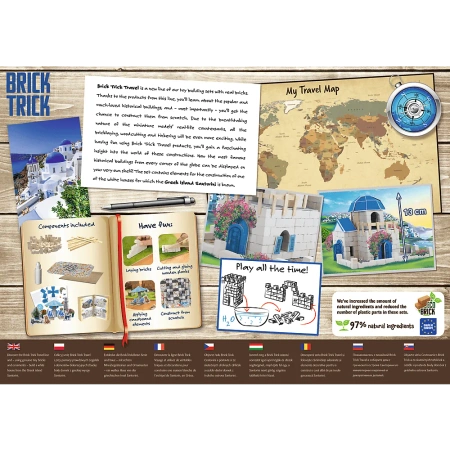 Trefl Brick Trick Travel Santorini 616118