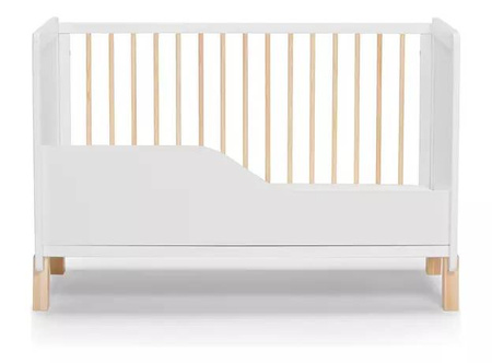 Kinderkraft łóżeczko drewniane nico white 914456