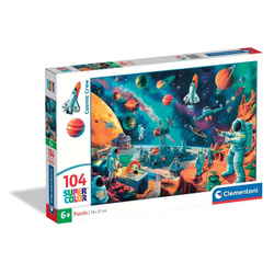 Clementoni Puzzle 104 Super Kolor Cosmic Crew 250363
