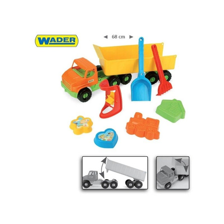 City truck 70380 wader z naczepą 68cm