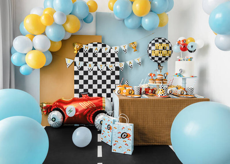Balon foliowy szachownica Happy Birthday 45cm 026858