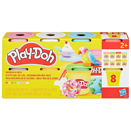 PLAY-DOH G0691/G0513 Ciastolina 8 tub Tęczowe kolory 287793