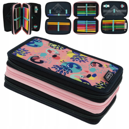 Herlitz Piórnik potrójny 31cz.Fancy Peacock 350394