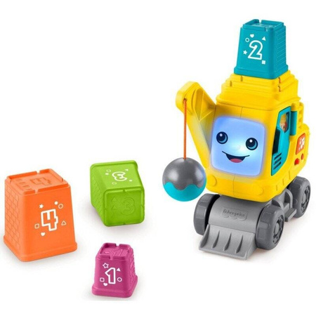 Fisher Price HWY64 Wesoły dżwig Układaj i licz 224166