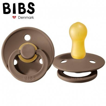 Bibs smoczek hevea dark oak m