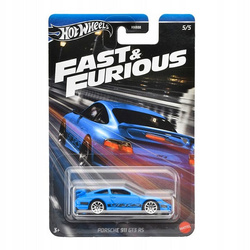 Hot Wheels HNR88 5/5 Autko Szybcy i Wściekli Porsche 911 GT3 RS 187348