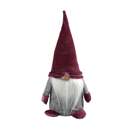 Skrzat z welurową czapką - różowy 230506