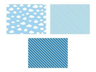 Podkładki papierowe, mix, 40 x 30 cm (1 op. / 6 szt.)