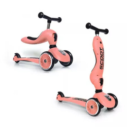 SCOOTANDRIDE Highwaykick 1 2w1 Jeździk i hulajnoga 1-5 lat Peach 963534