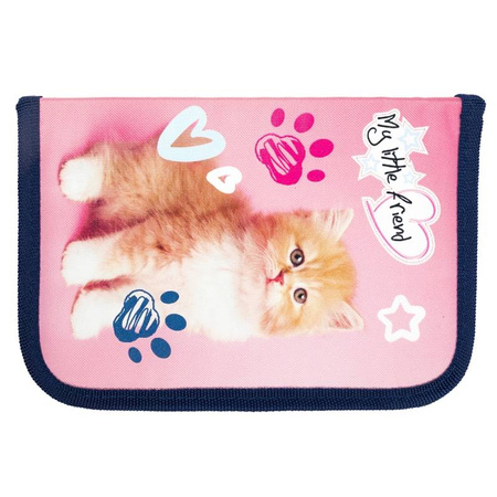 Piórnik Dwuklapkowy Bez Wyposażenia My Little Friend Ginger Kitty 650284