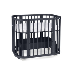 Waldin Łóżeczko 5w1 z funkcją kołyski GRAFIT