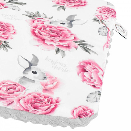 Poduszka przedszkolaka Łapacze Snów z minky glacier grey 40x60cm 403459