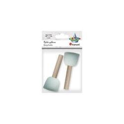 PĘDZELKI GĄBKOWE 4CM X 2SZT 508389