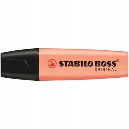 Zakreślacz stabilo boss pastel pomarańczowy