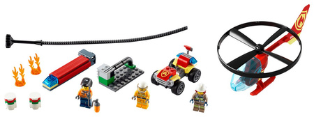 Lego 60248 city helikopter strażcki leci na ratunek
