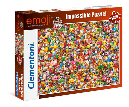 Clementoni Puzzle 1000 elementów Impossible Emoji