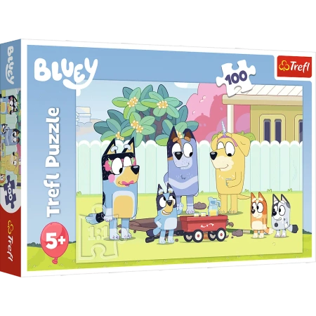 Puzzle Trefl 100 Wesoły świat Bluey 164718