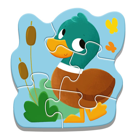 Puzzle Trefl Baby Classic Bobaskowe zwierzęta 361353