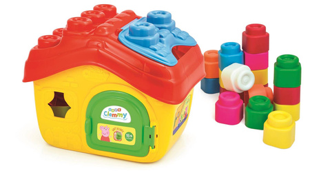 Clementoni Baby Domek z klockami Clemmy Peppa Pig