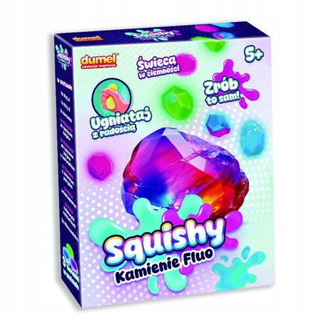 Dumel Squishy Kamienie fluo 306070