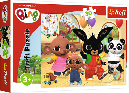 Puzzle Trefl 30 Z Bingiem jest wesoło 183047