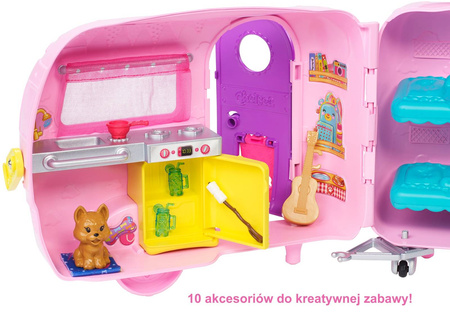 Barbie FXG90 Chelsea z przyczepą kempingową 691115