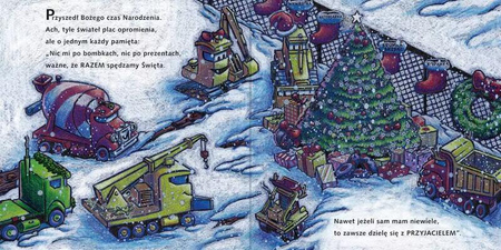 Choinkowy plac budowy Książka z okienkami 141071